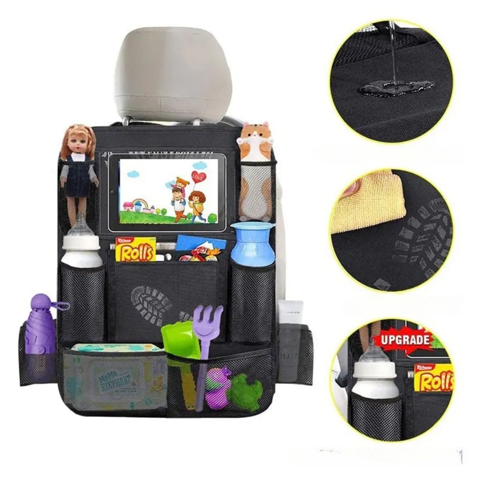 Sac de rangement voiture | Organisateur siège enfant multifonction | TIDYKID