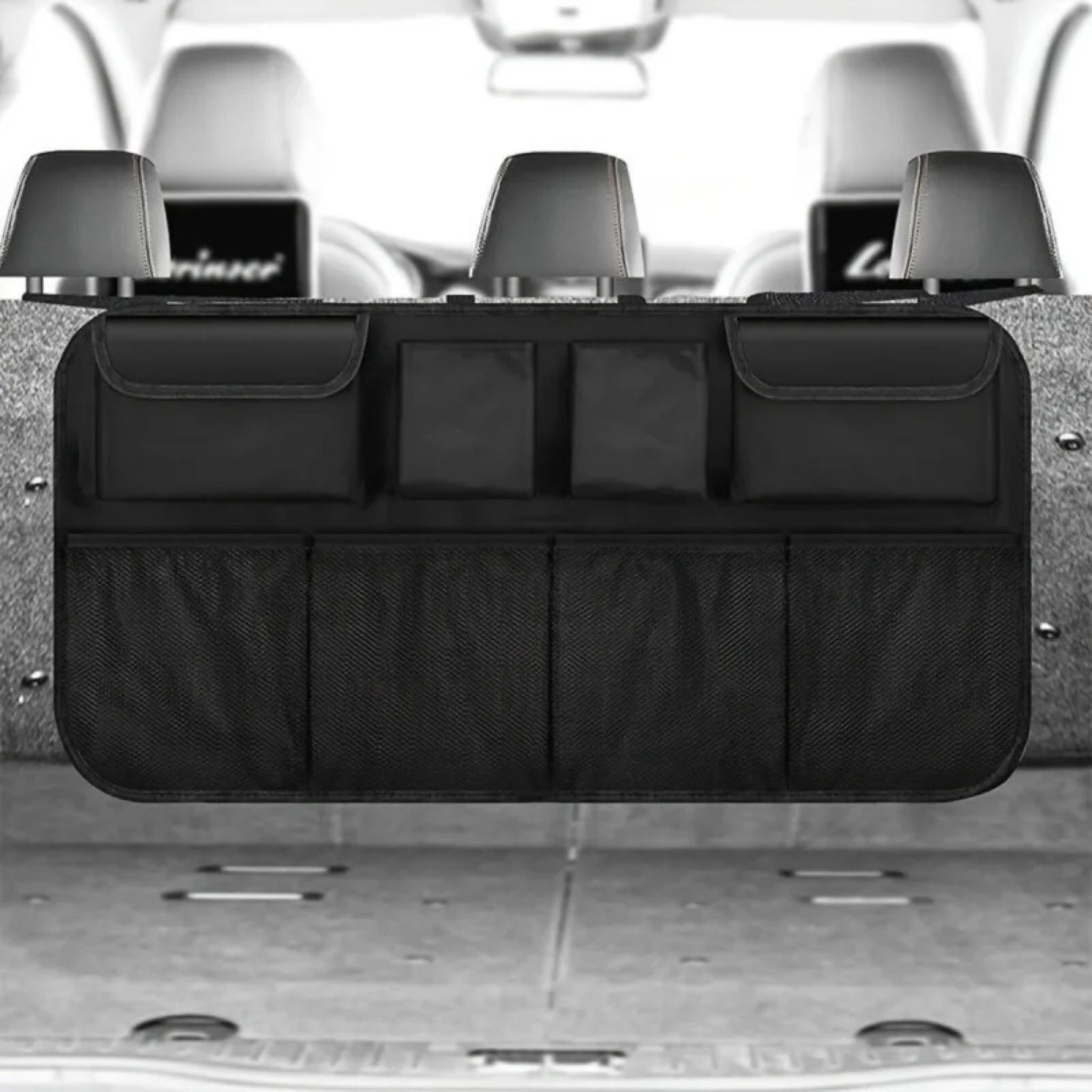 Sac de rangement siège voiture | Poche suspendue étanche avec maille pour SUV | Tidykid
