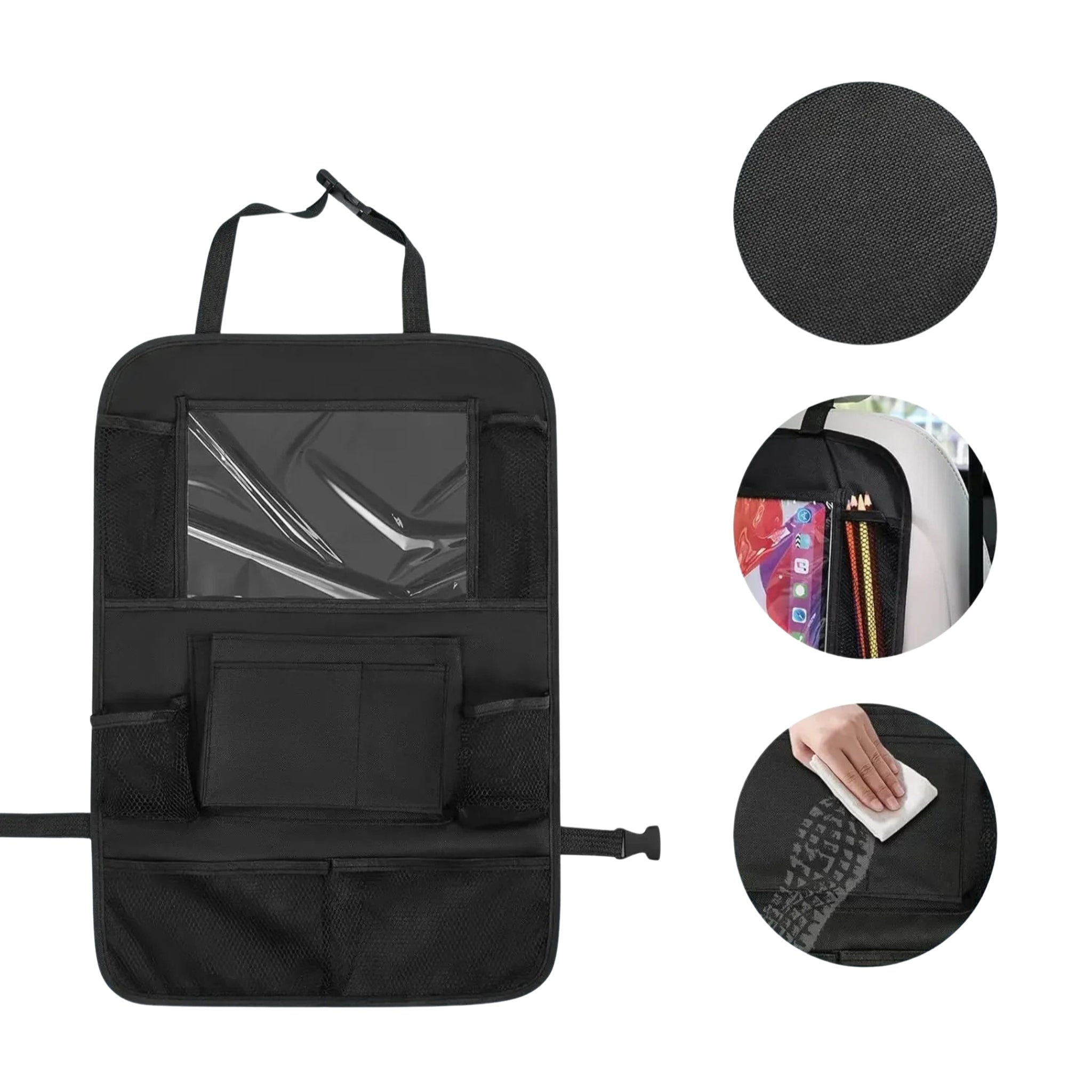 Organisateur de siège auto | Poche tablette et poubelle | TIDYKID