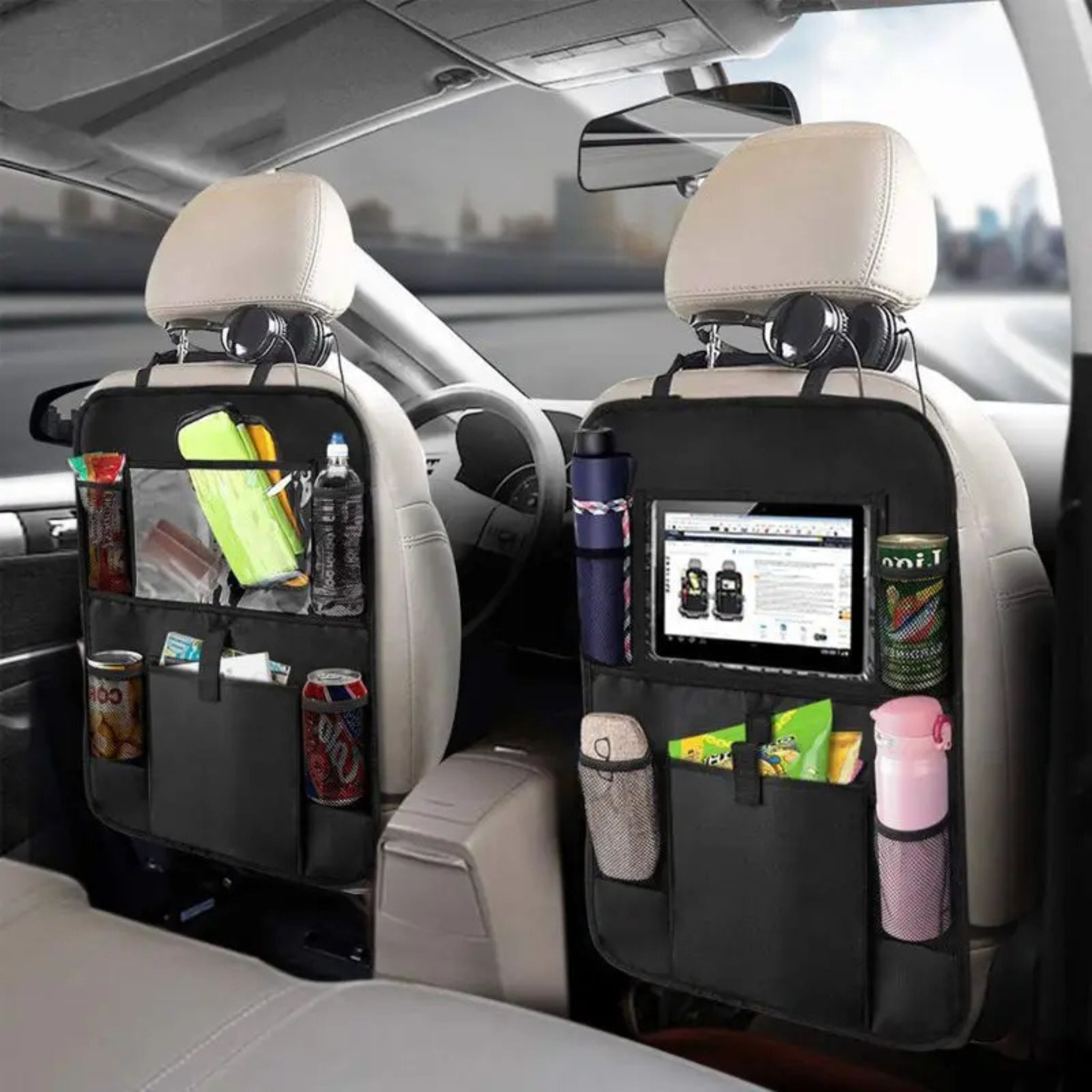 Sac de rangement voiture | Organisateur siège enfant multifonction | TIDYKID