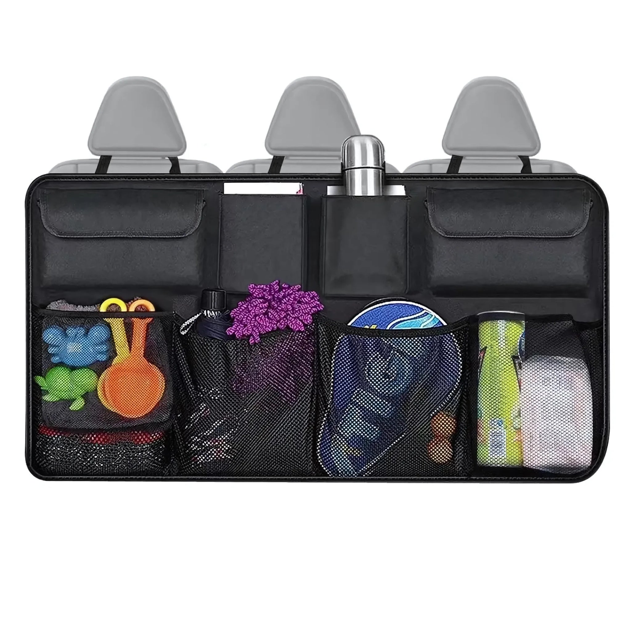 Sac de rangement siège voiture | Poche suspendue étanche avec maille pour SUV | Tidykid